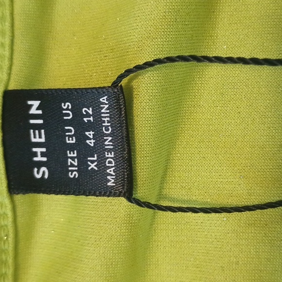 NWT SHEIN Lime Green Long Sleeve Women's Top - Picture 10 of 12